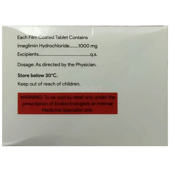 imezemic 1000mg tablet 10's